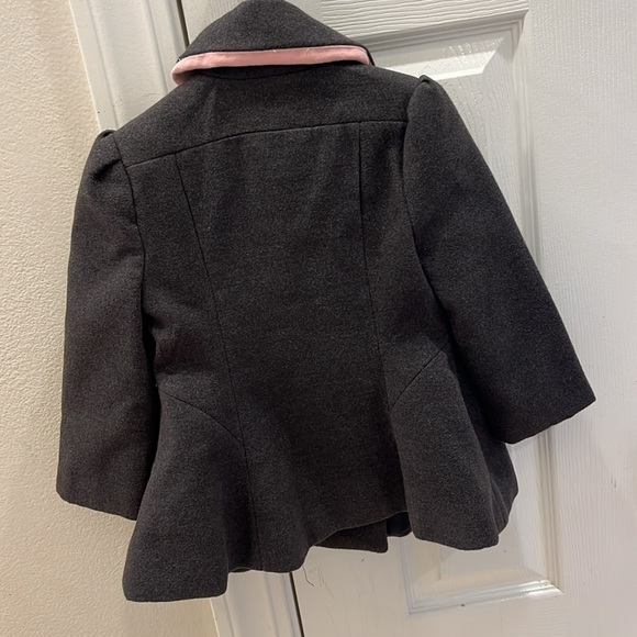 Toddler Pea Coat with matching Burret - Picture 2 of 4